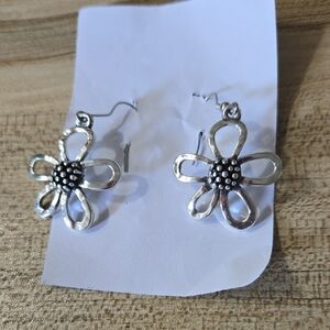Kaye Jewelers Sterling Silver Floral Dangle Earrings